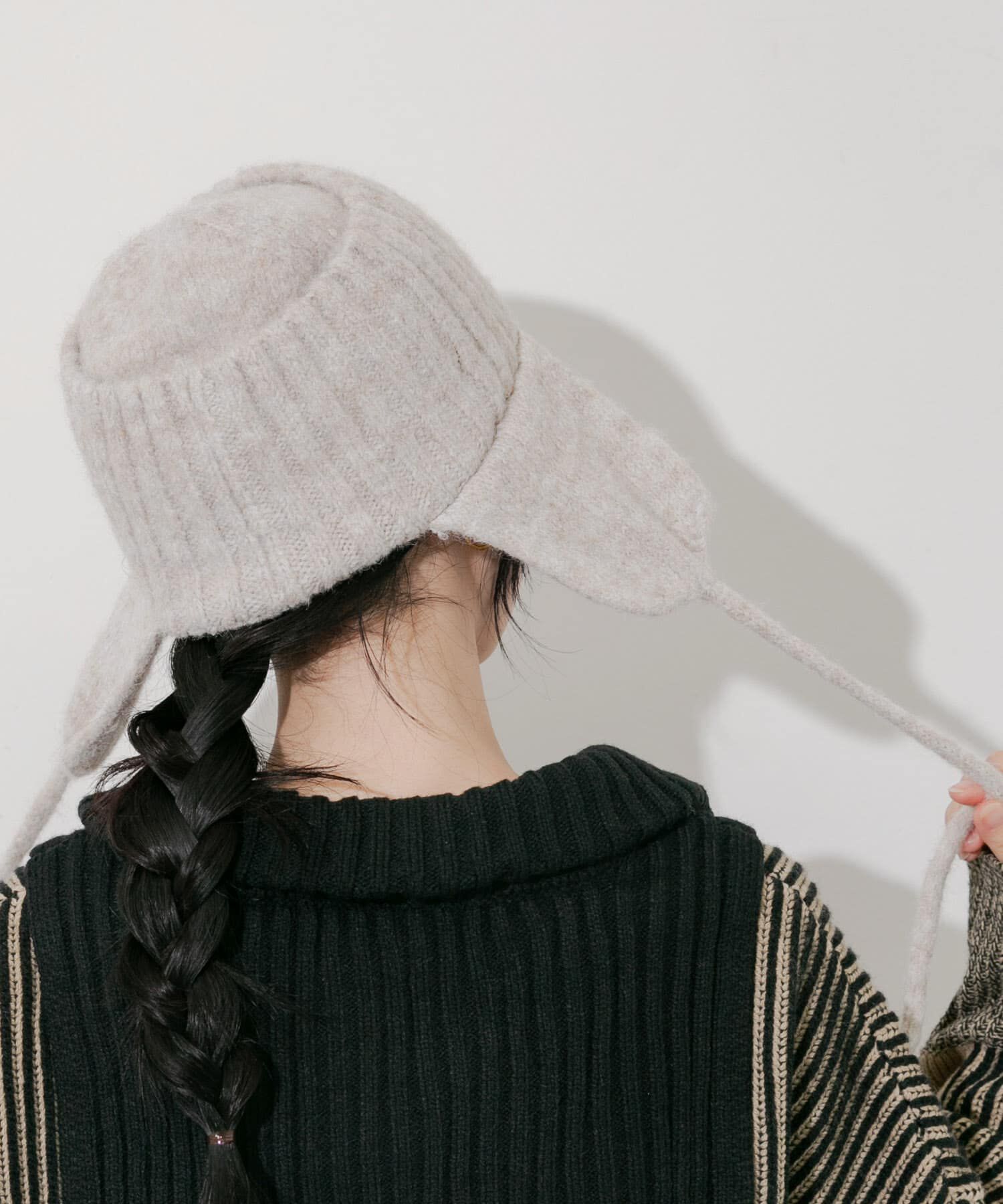 SMELLY「イヤーフラップニットキャップ」|ニット帽|