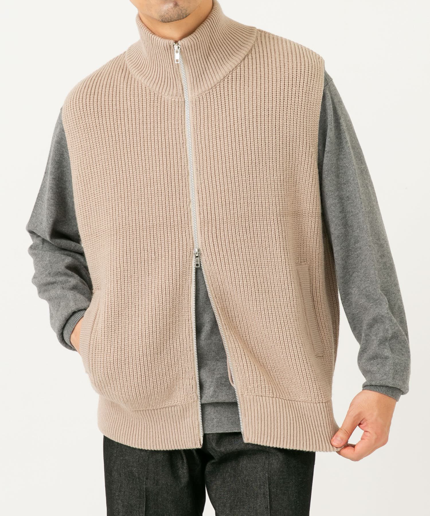 URBAN RESEARCH ROSSO「ドライバーズニットベスト」|ベスト・ジレ|