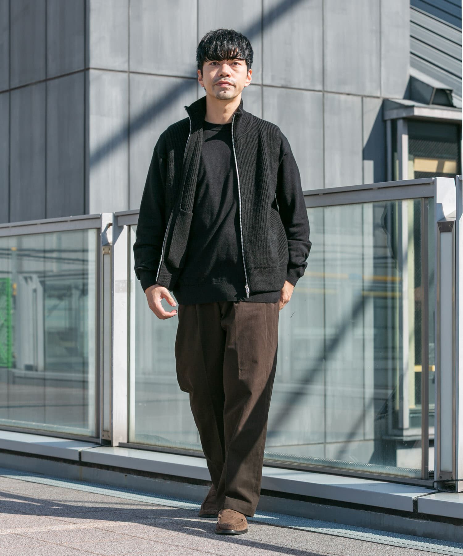 URBAN RESEARCH ROSSO「ドライバーズニットベスト」|ベスト・ジレ|