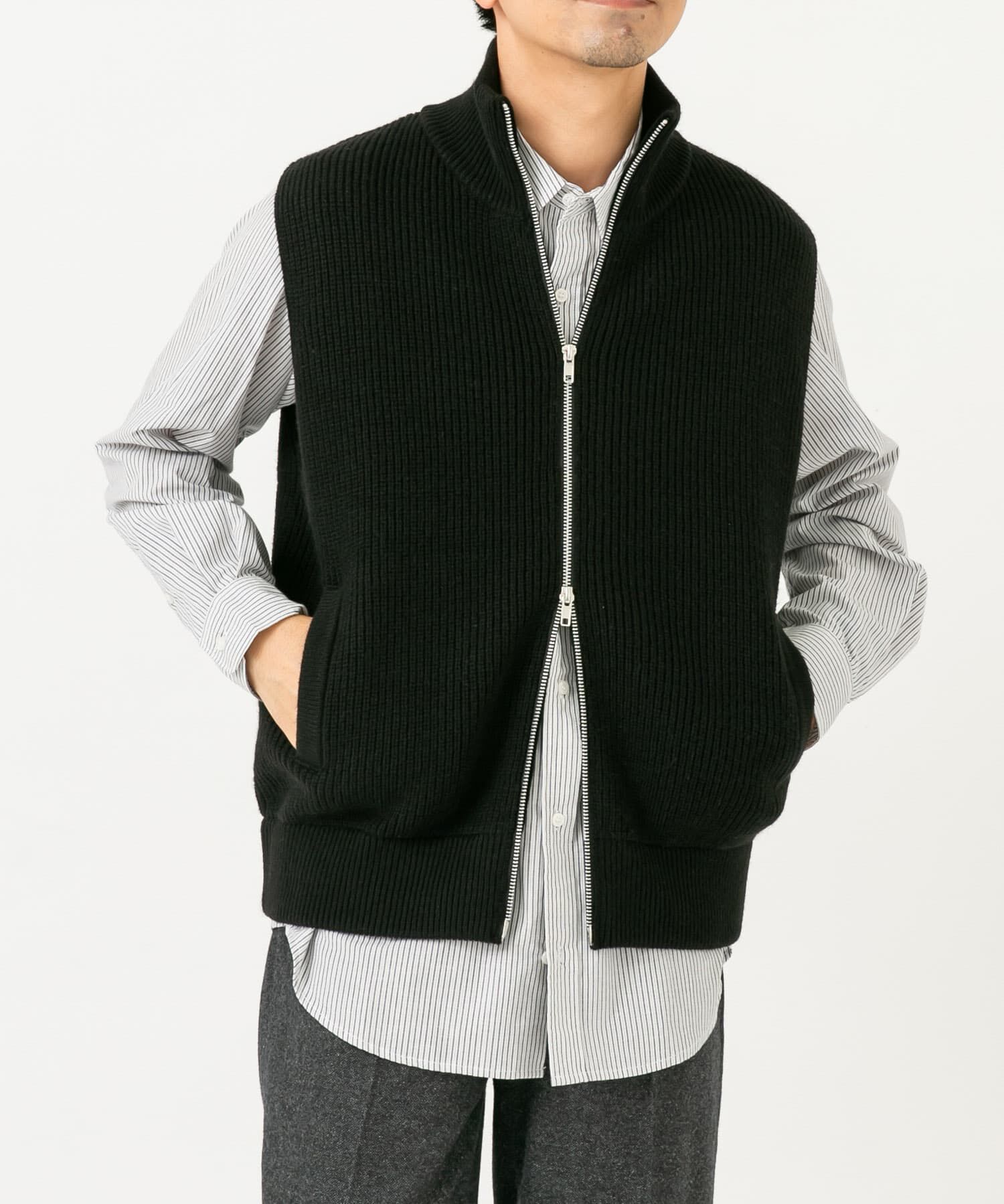 URBAN RESEARCH ROSSO「ドライバーズニットベスト」|ベスト・ジレ|