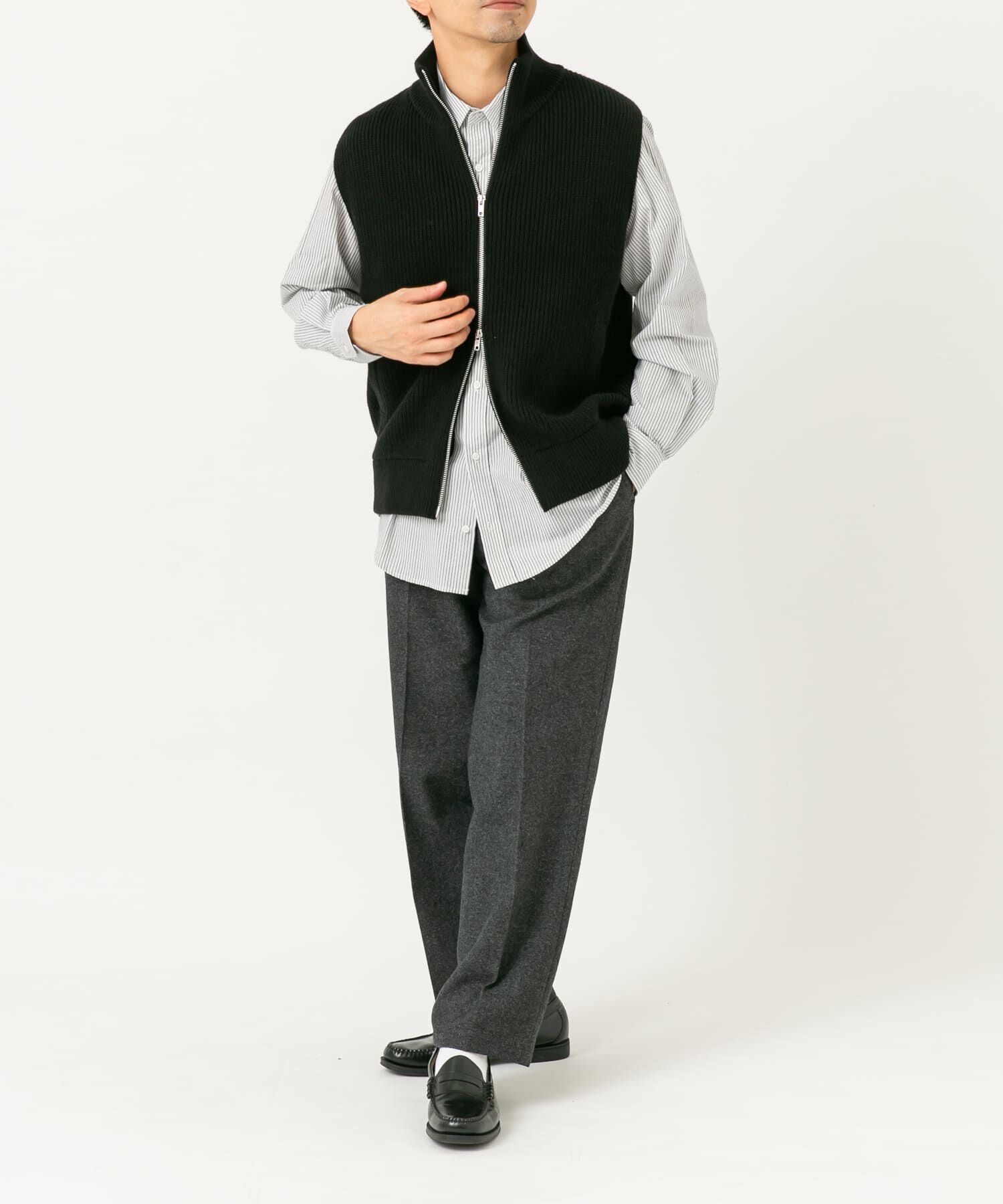 URBAN RESEARCH ROSSO「ドライバーズニットベスト」|ベスト・ジレ|