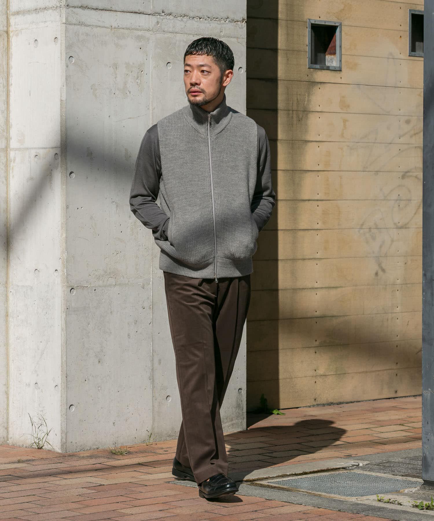 URBAN RESEARCH ROSSO「ドライバーズニットベスト」|ベスト・ジレ|