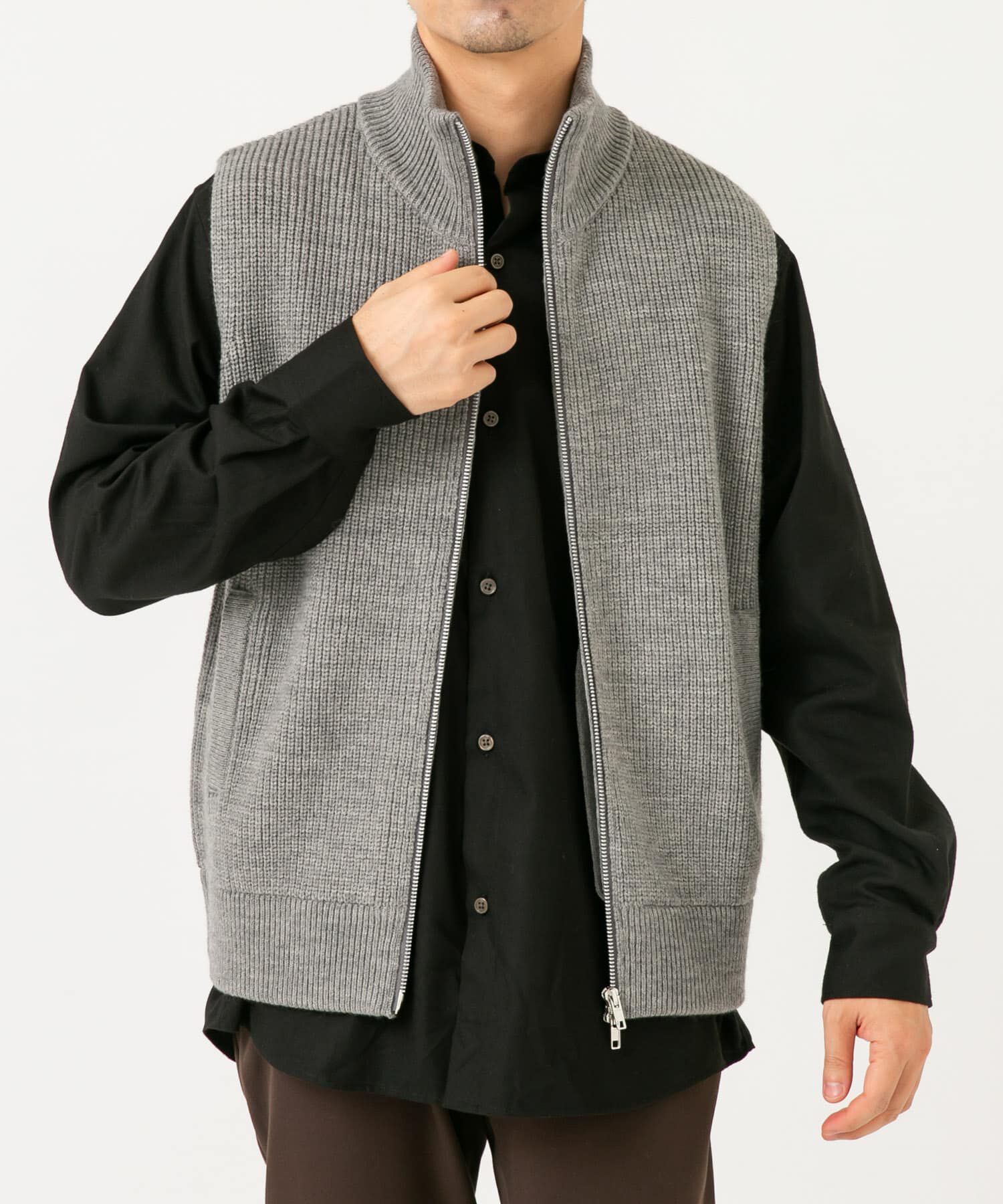 URBAN RESEARCH ROSSO「ドライバーズニットベスト」|ベスト・ジレ|