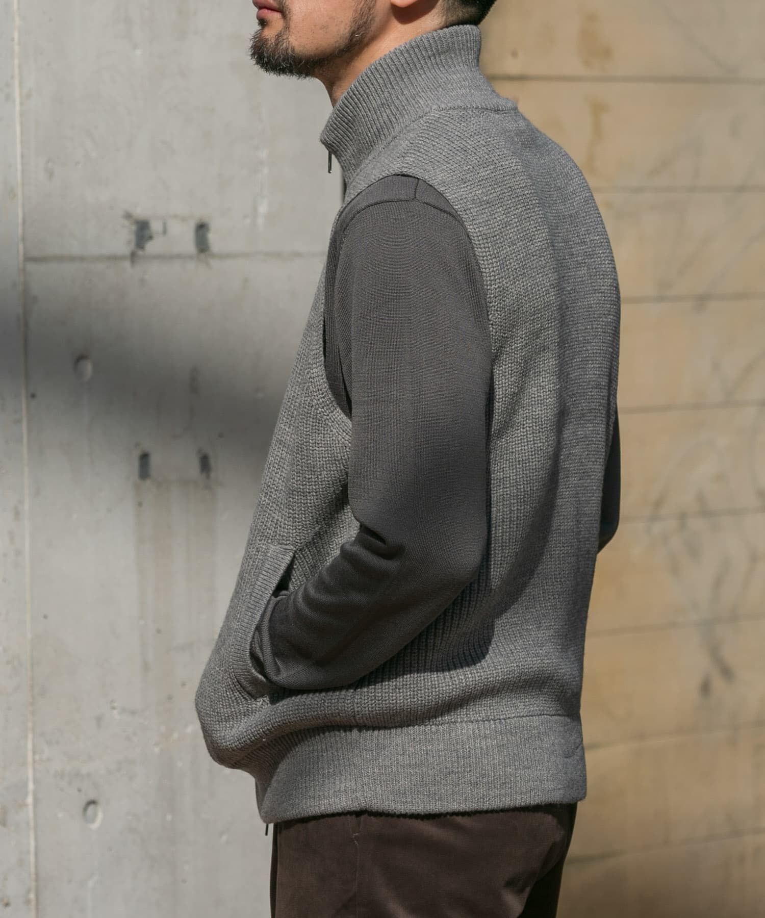 URBAN RESEARCH ROSSO「ドライバーズニットベスト」|ベスト・ジレ|