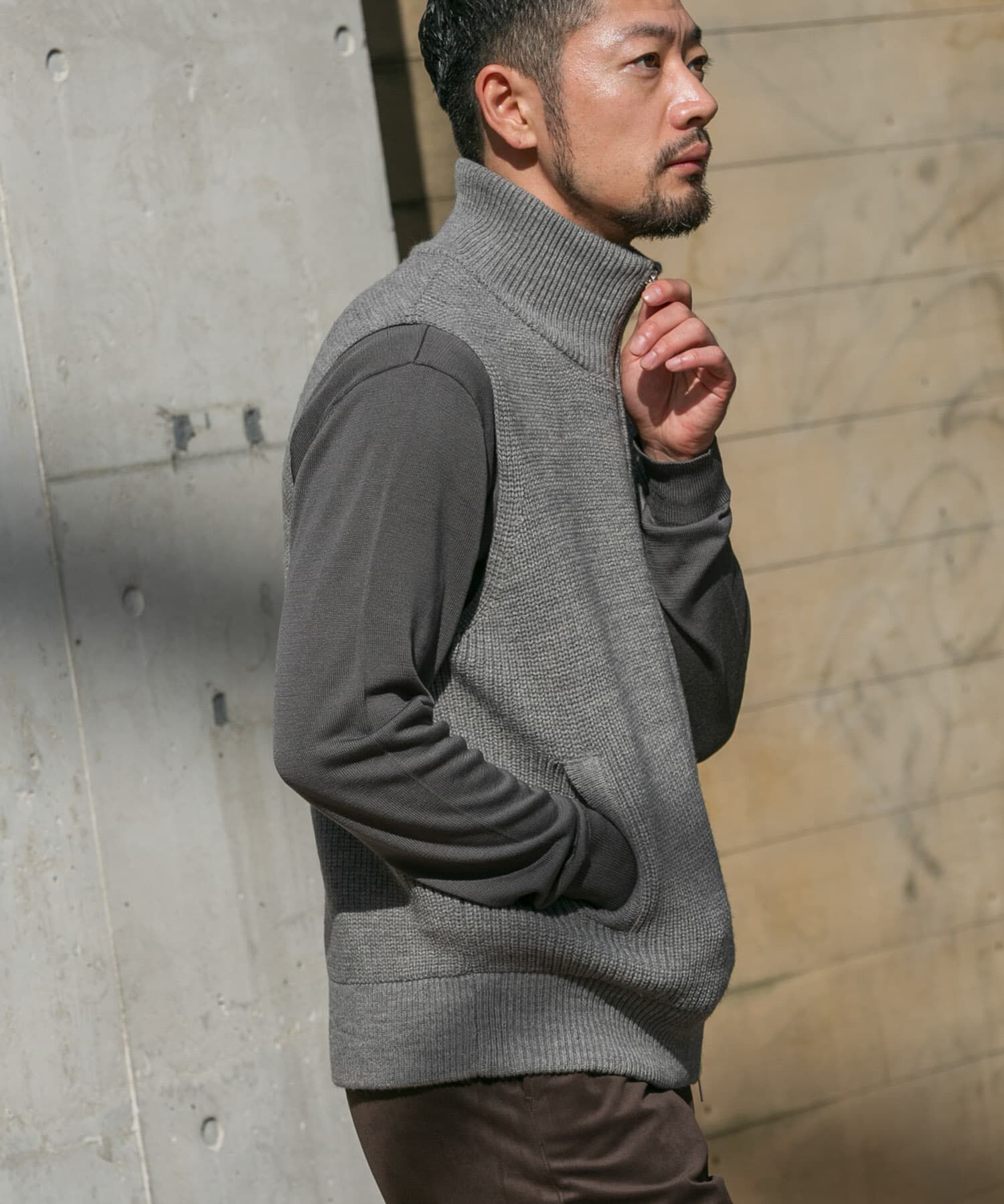 URBAN RESEARCH ROSSO「ドライバーズニットベスト」|ベスト・ジレ|