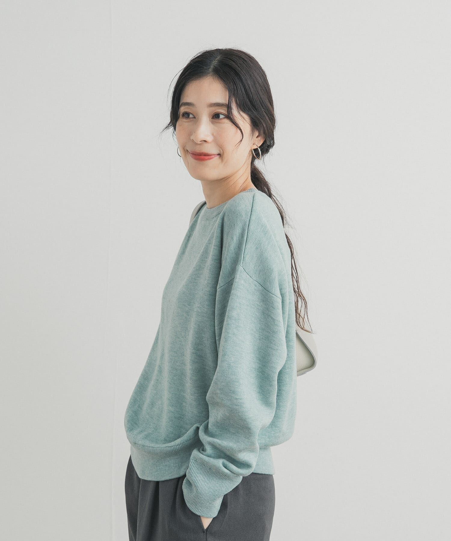 URBAN RESEARCH DOORS「Wフェイスボートネックニット」|ニット・セーター|