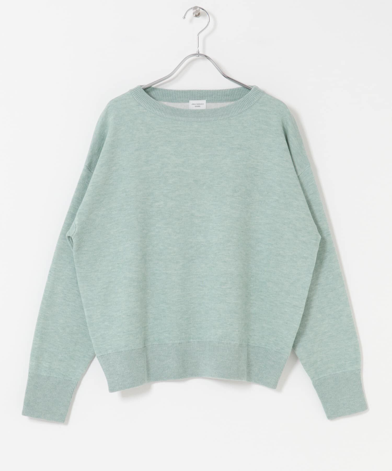 URBAN RESEARCH DOORS「Wフェイスボートネックニット」|ニット・セーター|