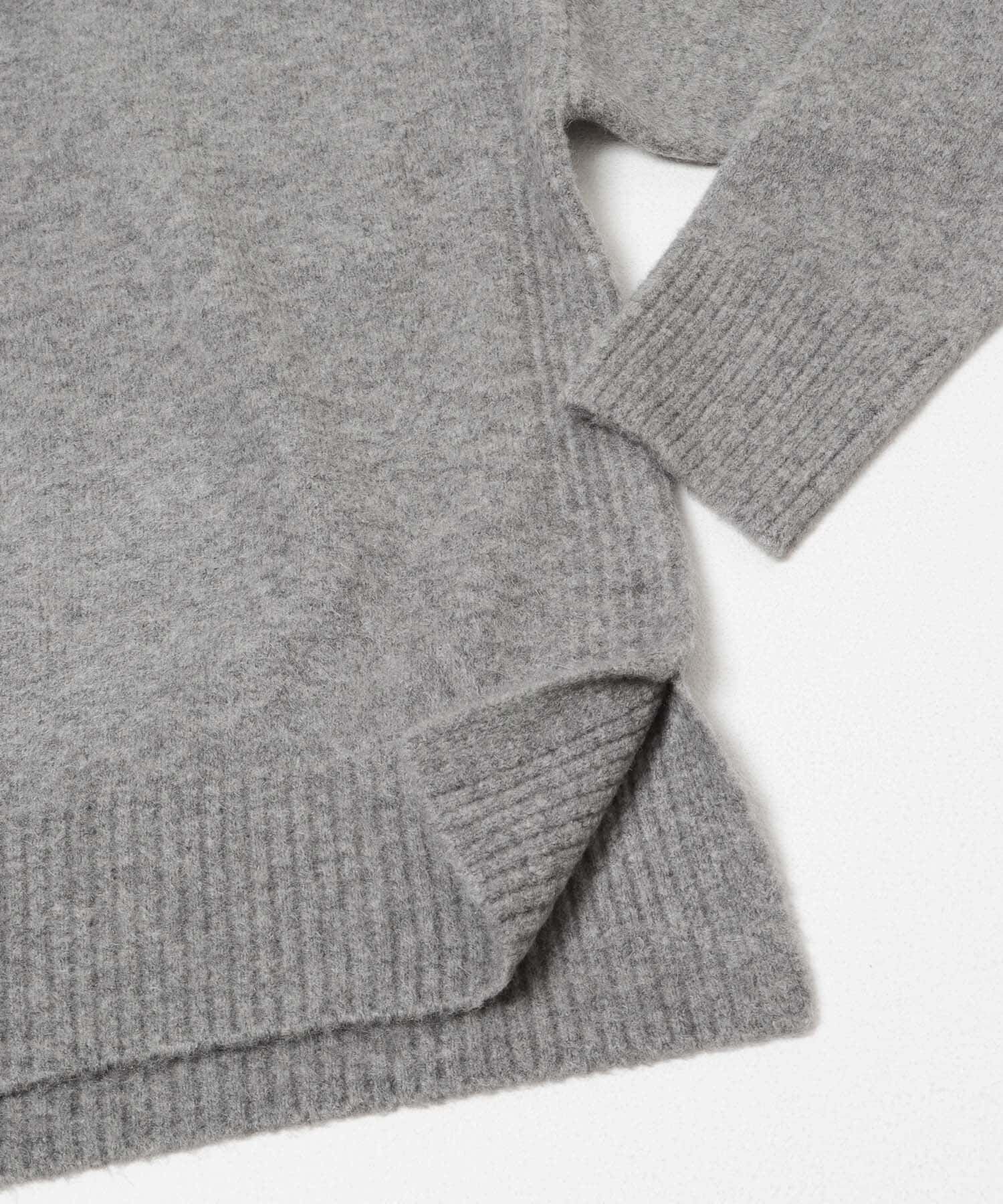 URBAN RESEARCH DOORS「ハイネックサイドスリットニット」|ニット・セーター|