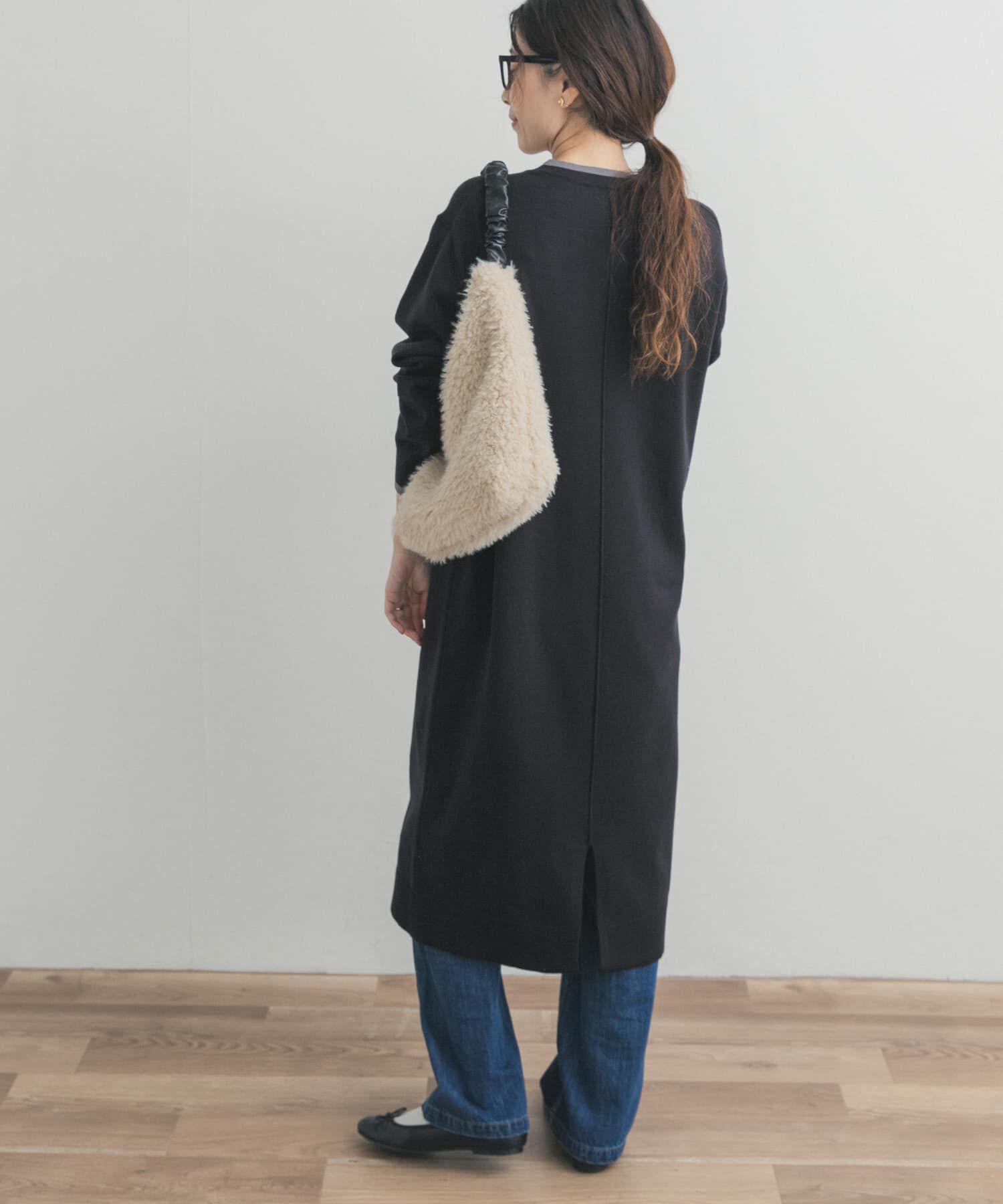 URBAN RESEARCH DOORS「バイカラーKNITワンピース」|ワンピース|