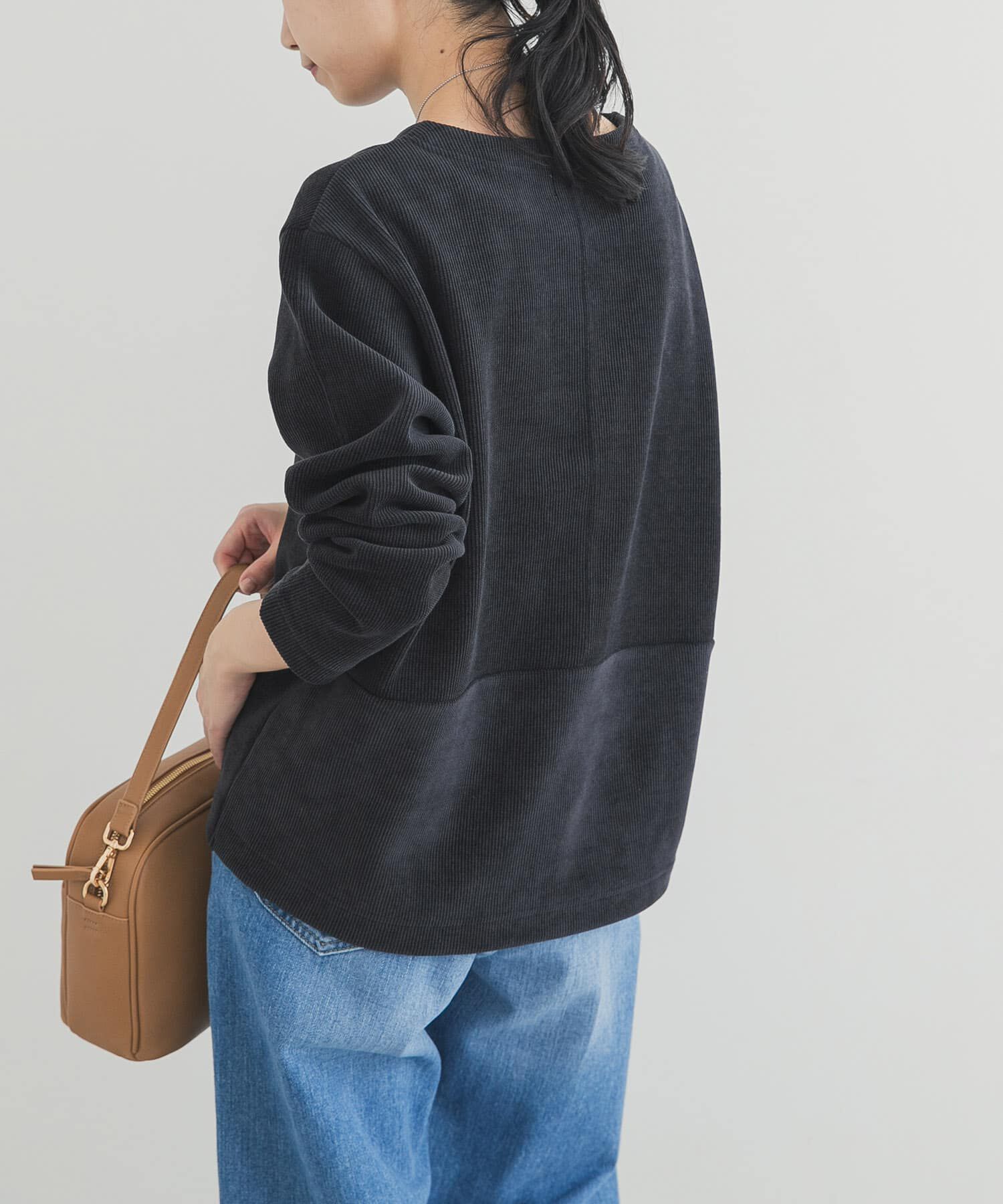 URBAN RESEARCH DOORS「Wフェイスモールコクーンプルオーバー」|Tシャツ・カットソー|