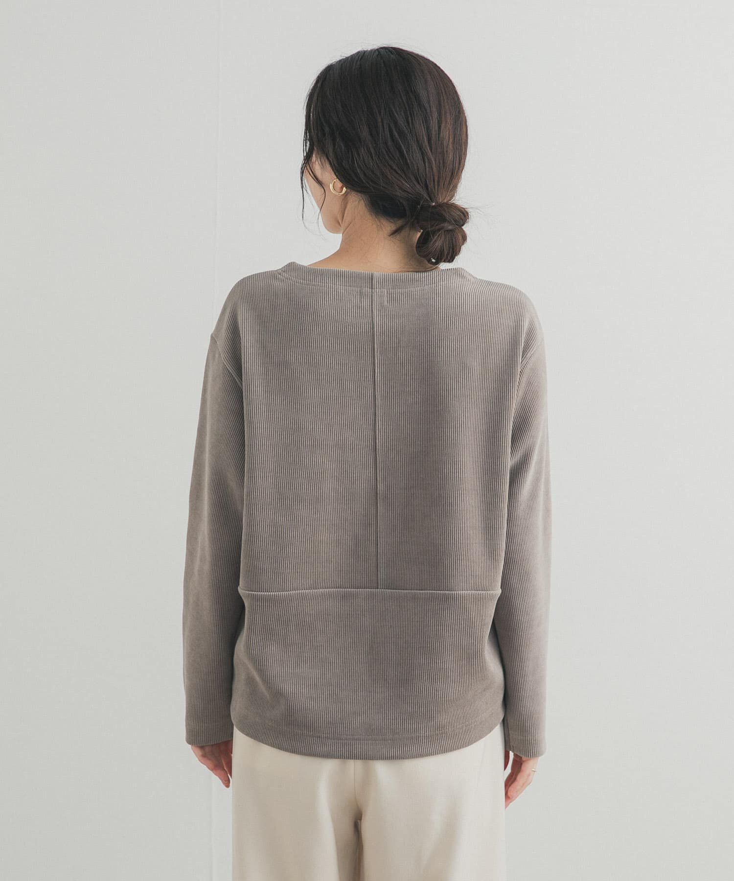 URBAN RESEARCH DOORS「Wフェイスモールコクーンプルオーバー」|Tシャツ・カットソー|