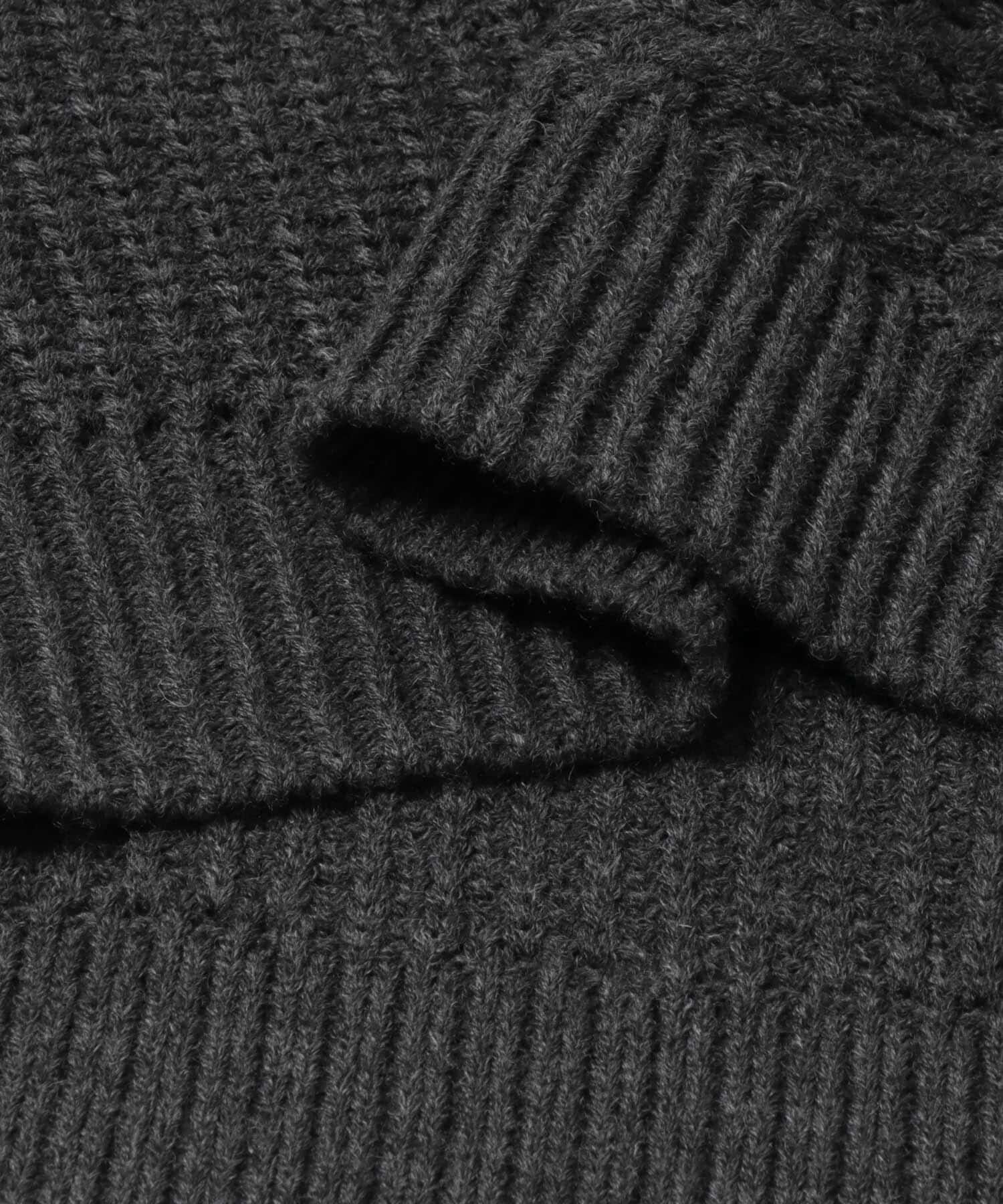 URBAN RESEARCH DOORS「パッチワーク柄袖ボリュームニット」|ニット・セーター|