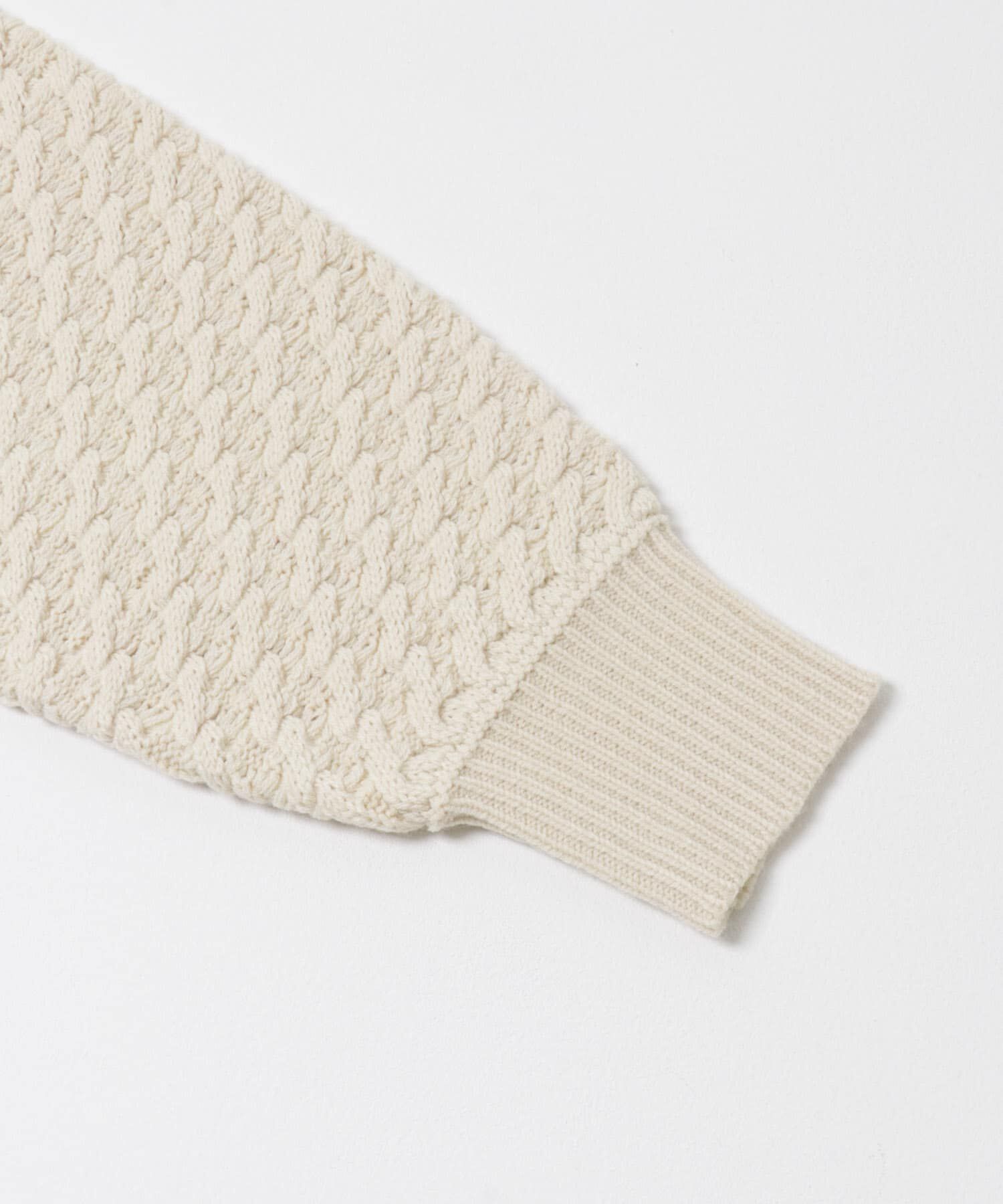 URBAN RESEARCH DOORS「パッチワーク柄袖ボリュームニット」|ニット・セーター|