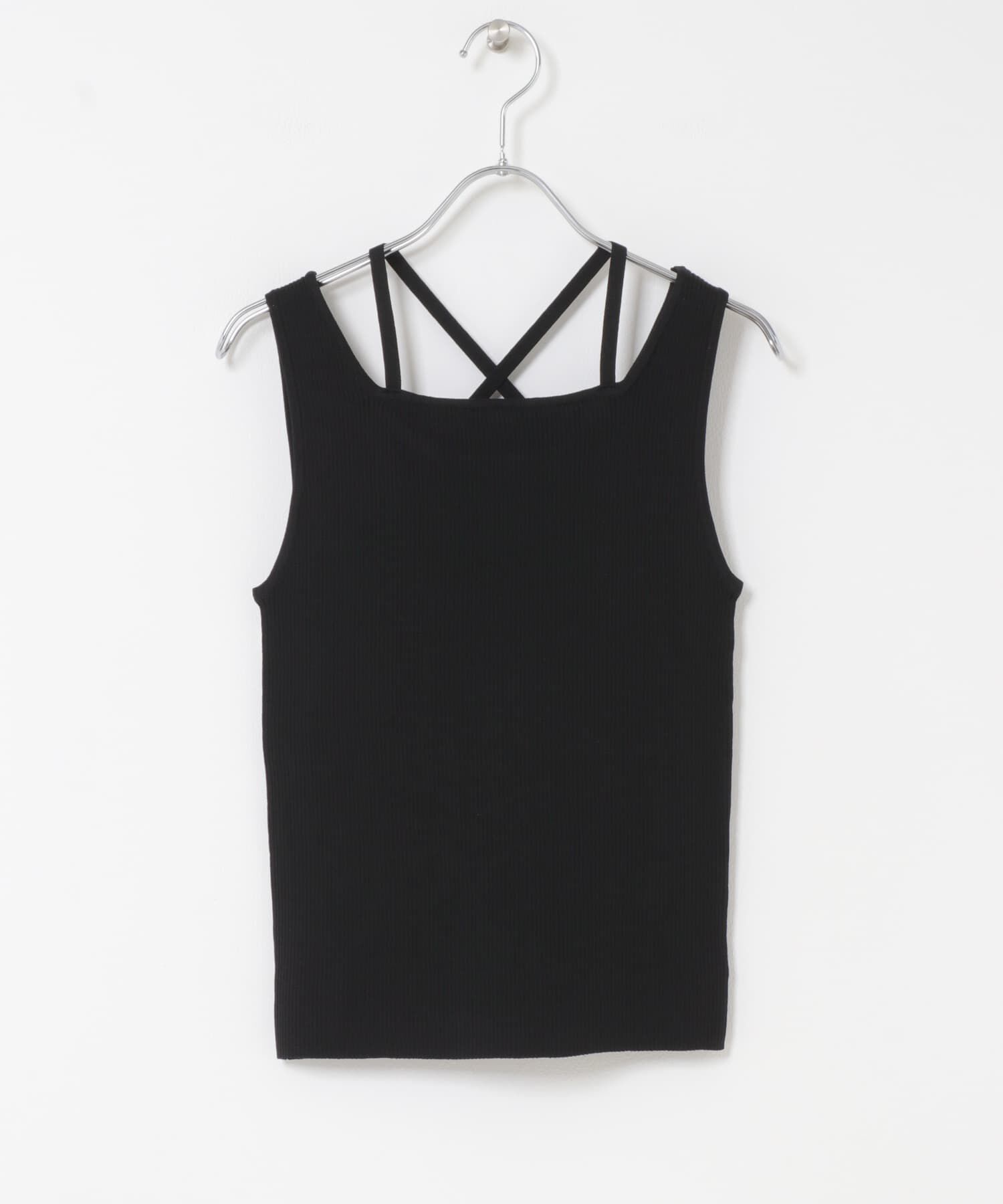  「BACKクロスニットタンク」|タンクトップ|