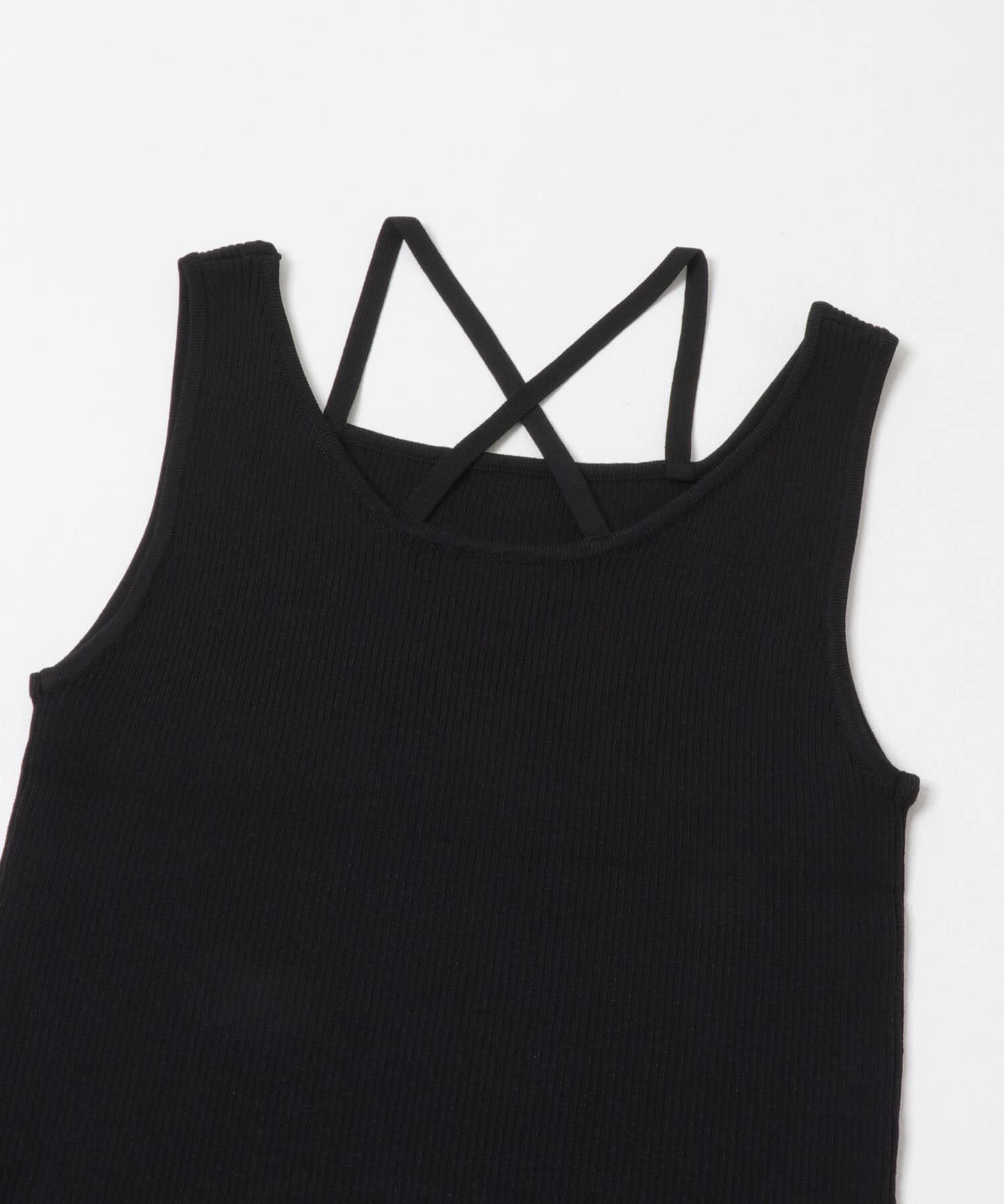  「BACKクロスニットタンク」|タンクトップ|
