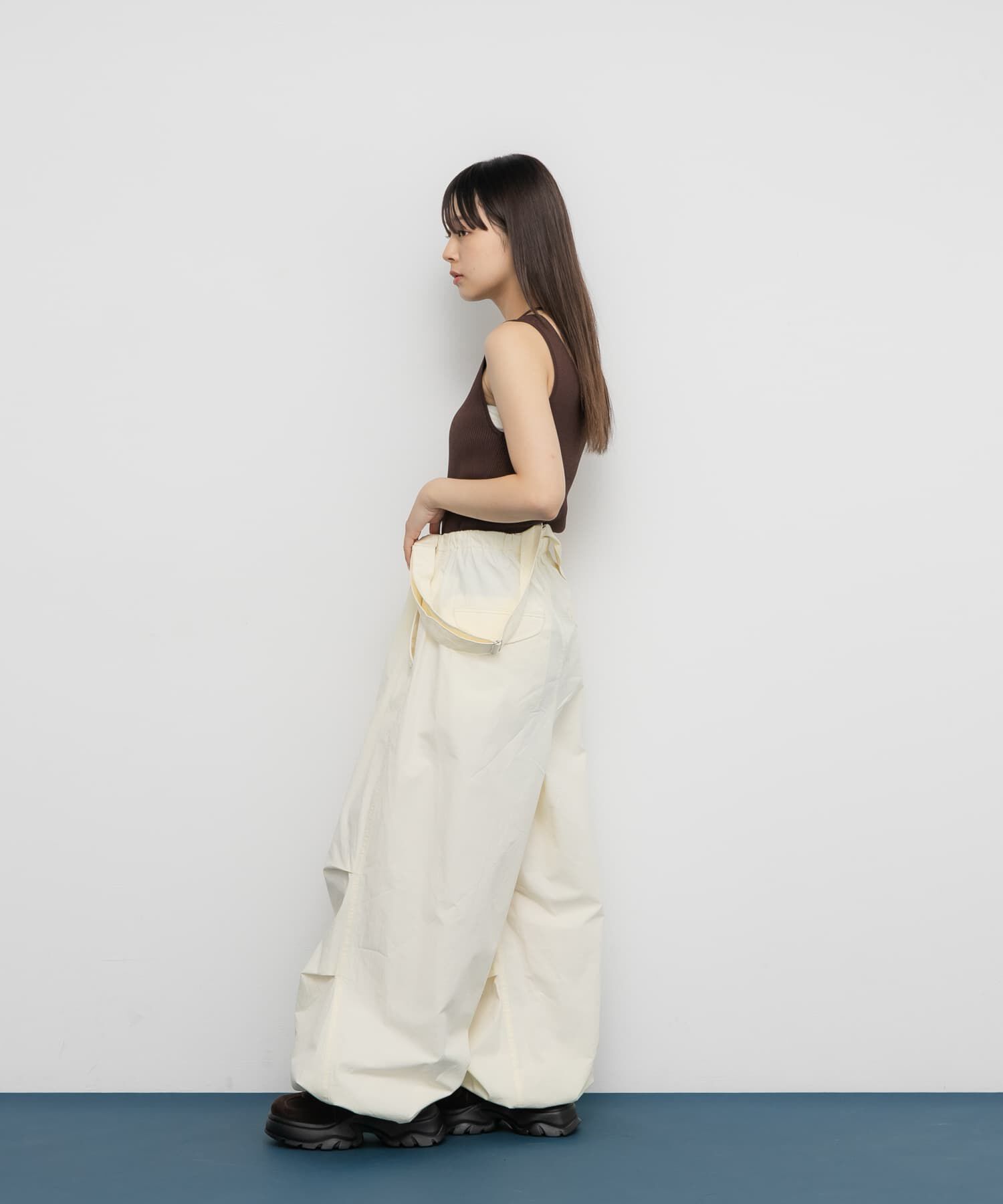  「BACKクロスニットタンク」|タンクトップ|