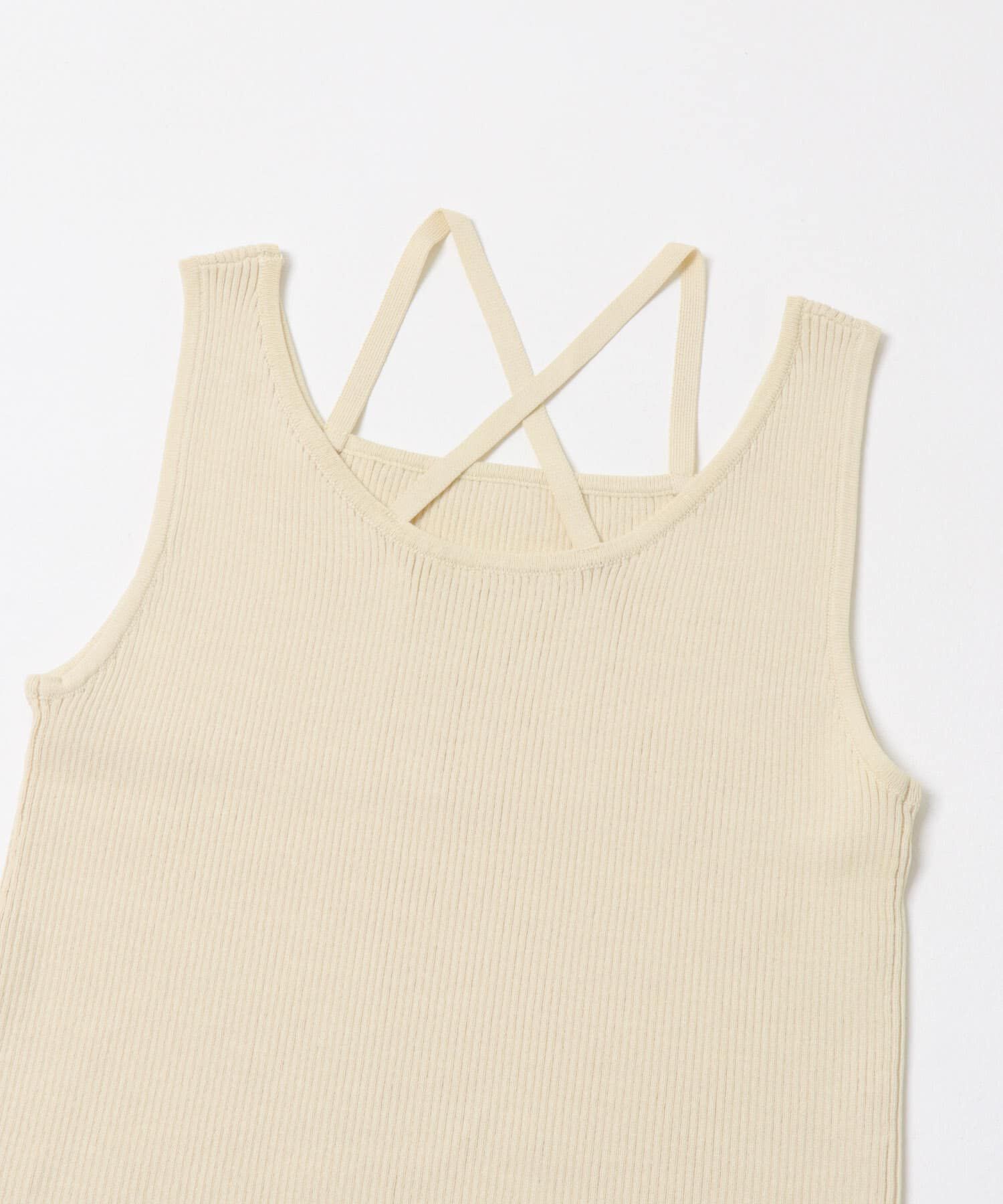  「BACKクロスニットタンク」|タンクトップ|