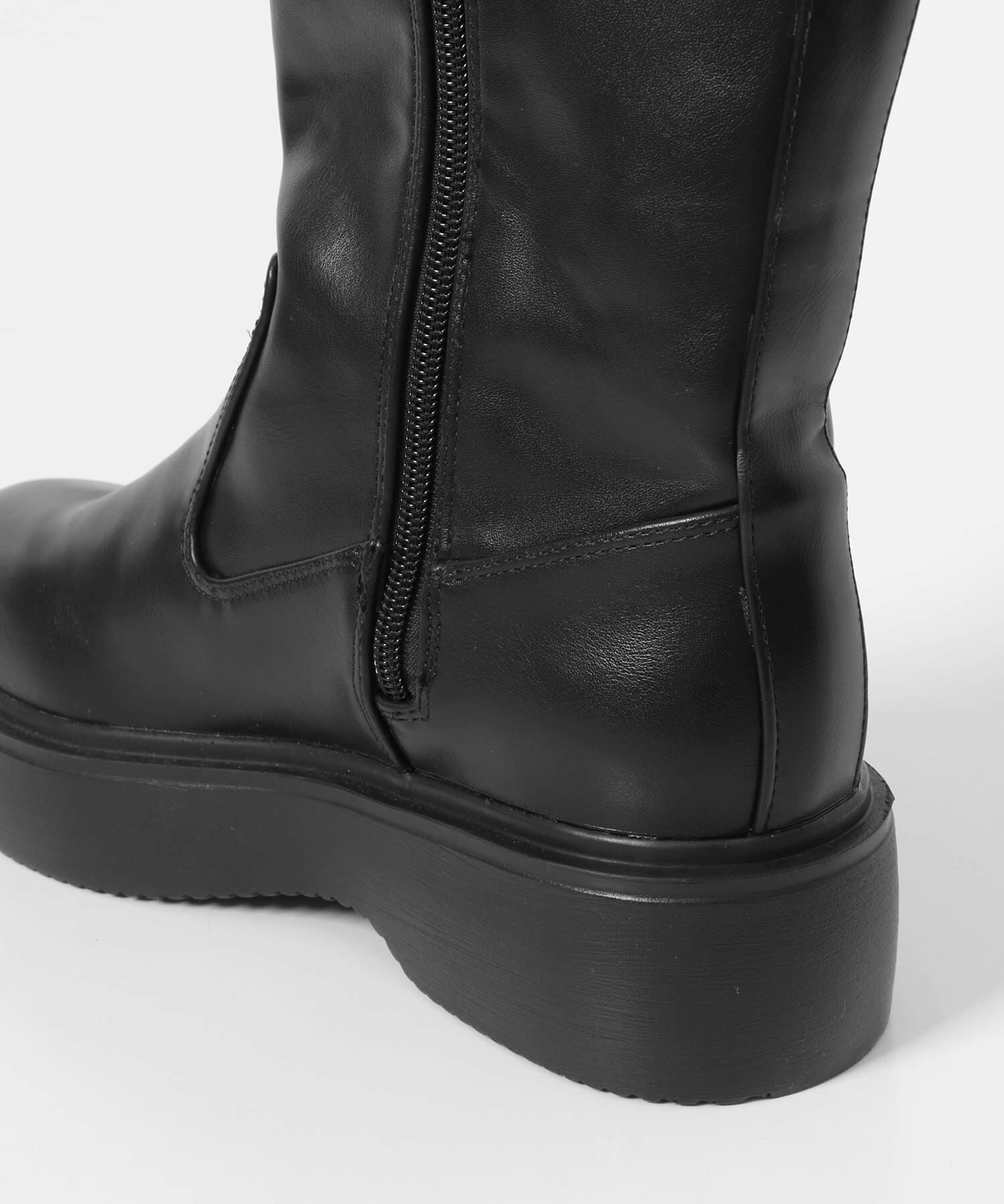  「プラットフォームロングブーツ」|ショートブーツ|