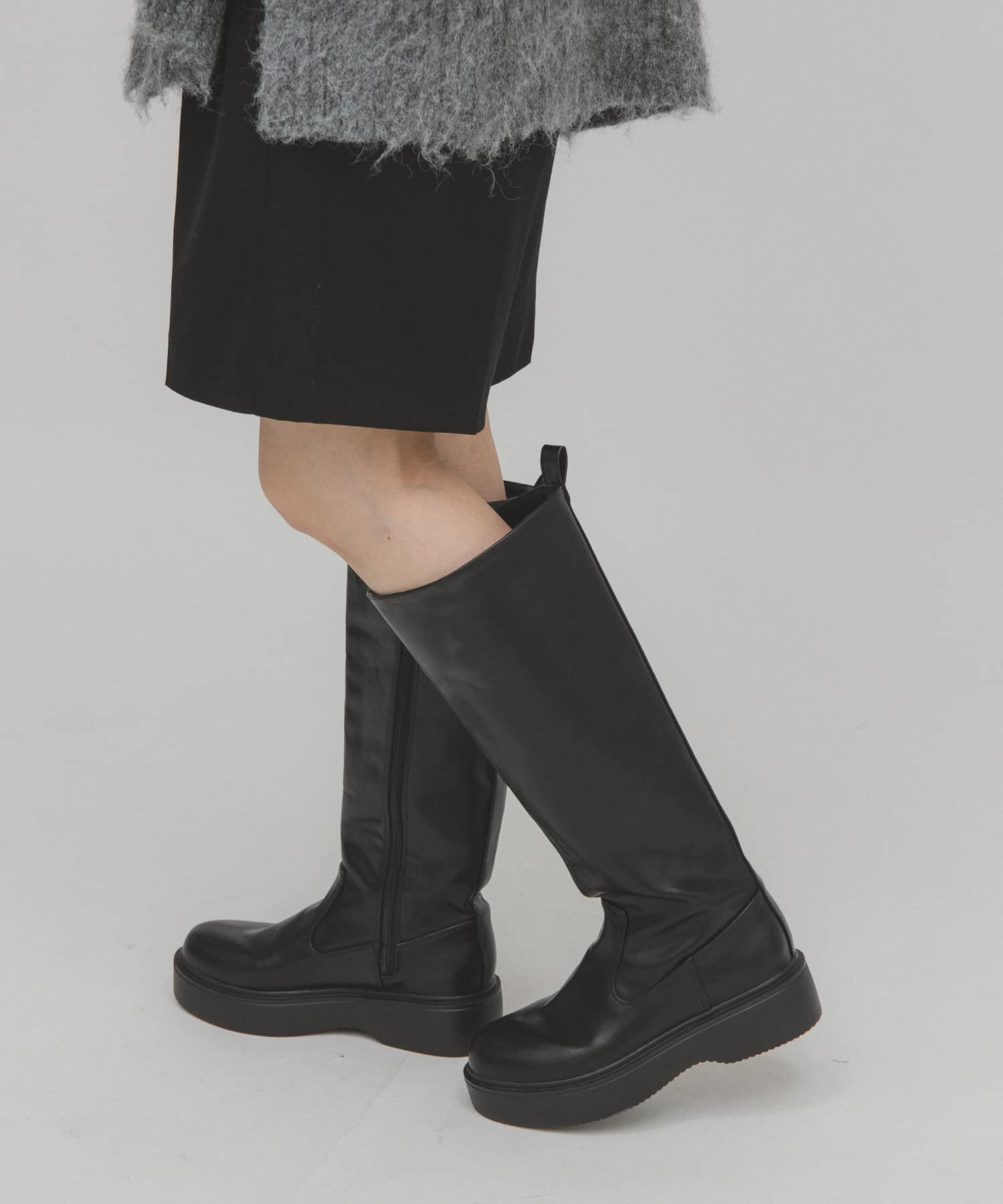 「プラットフォームロングブーツ」|ショートブーツ|