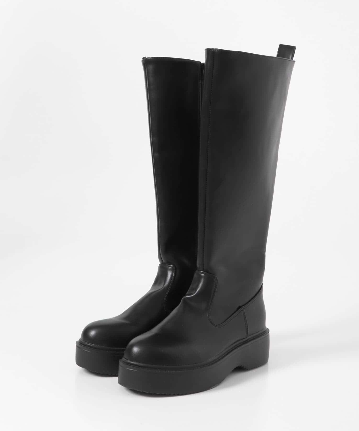  「プラットフォームロングブーツ」|ショートブーツ|