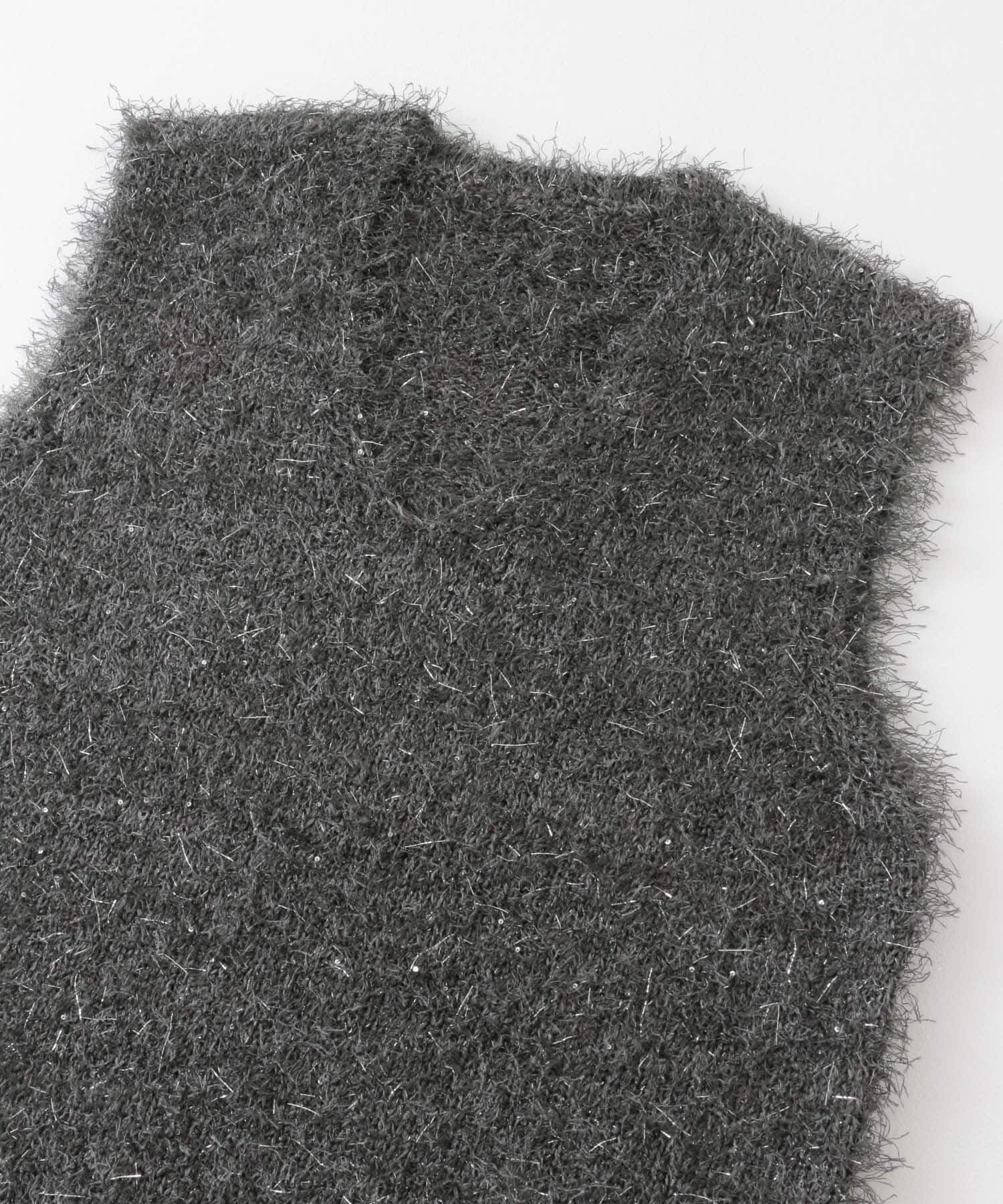 SENSE OF PLACE by URBAN RESEARCH「『洗濯可』スパンコールラメフェザーニット」|ニット・セーター|