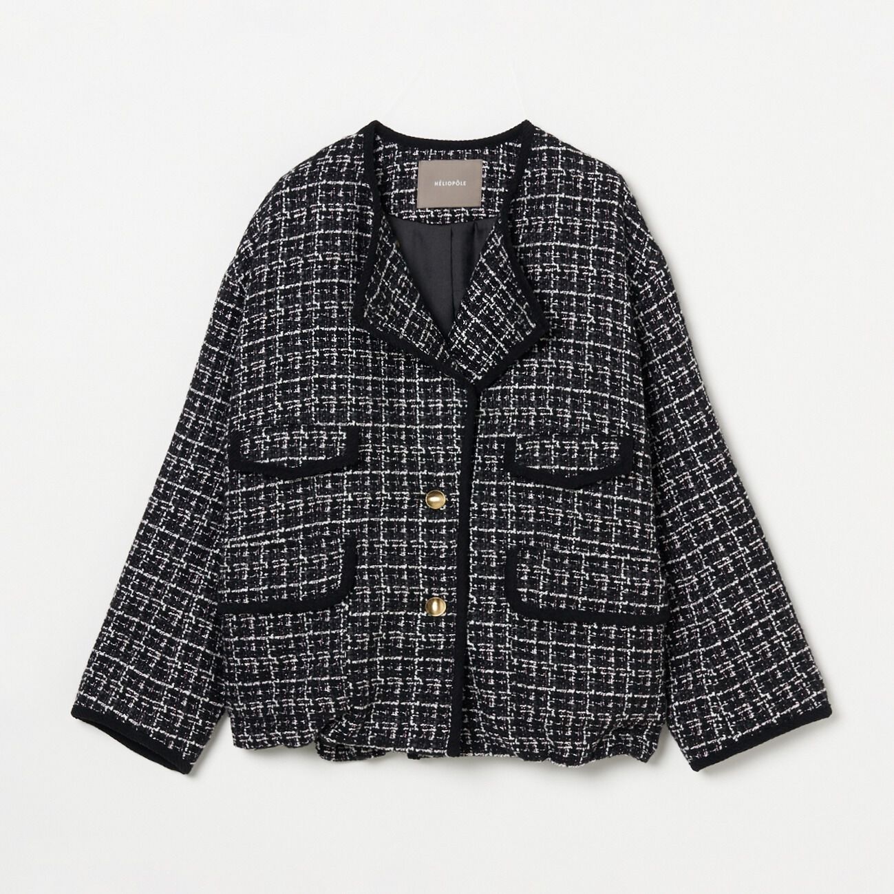 HELIOPOLE「HELIOPOLE TWEED BIG JACKET」|ブルゾン・スタジャン|