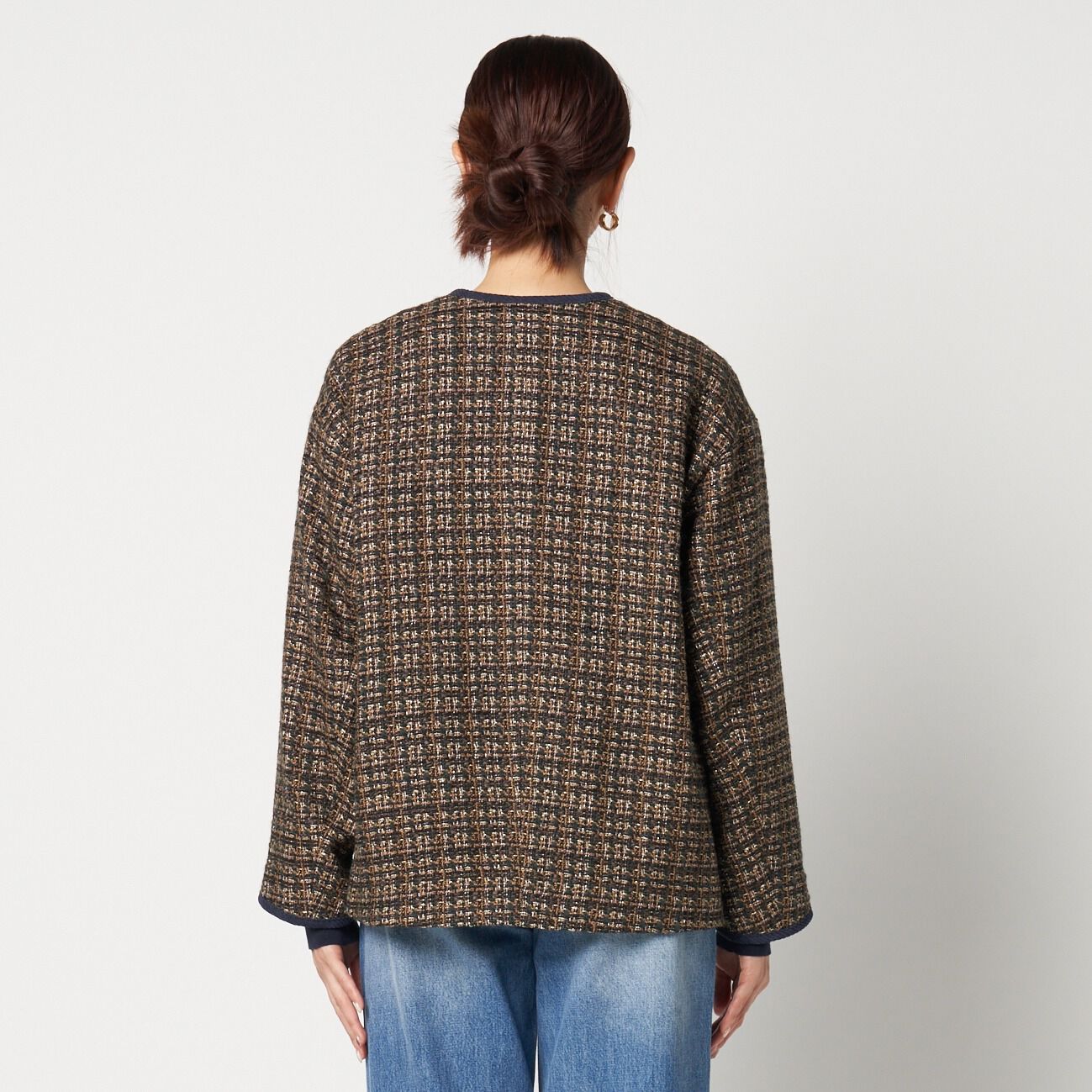 HELIOPOLE「HELIOPOLE TWEED BIG JACKET」|ブルゾン・スタジャン|