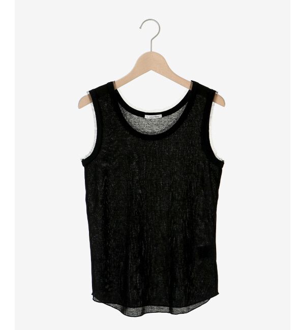 le.coeur blanc「ラメリブタンクトップ」|タンクトップ|