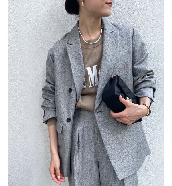  「ダブルブレストヘリンボーンジャケット」|その他|