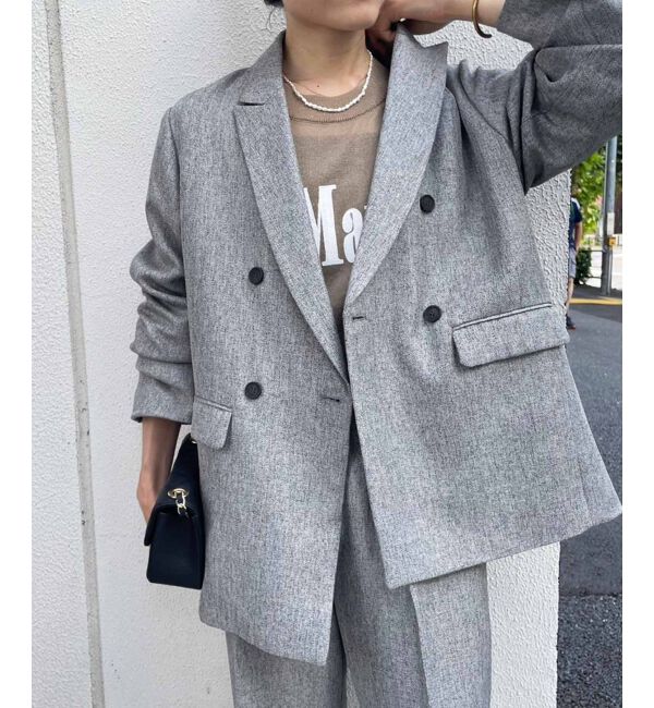  「ダブルブレストヘリンボーンジャケット」|その他|