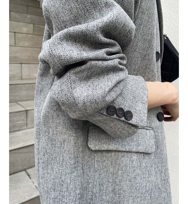  「ダブルブレストヘリンボーンジャケット」|その他|