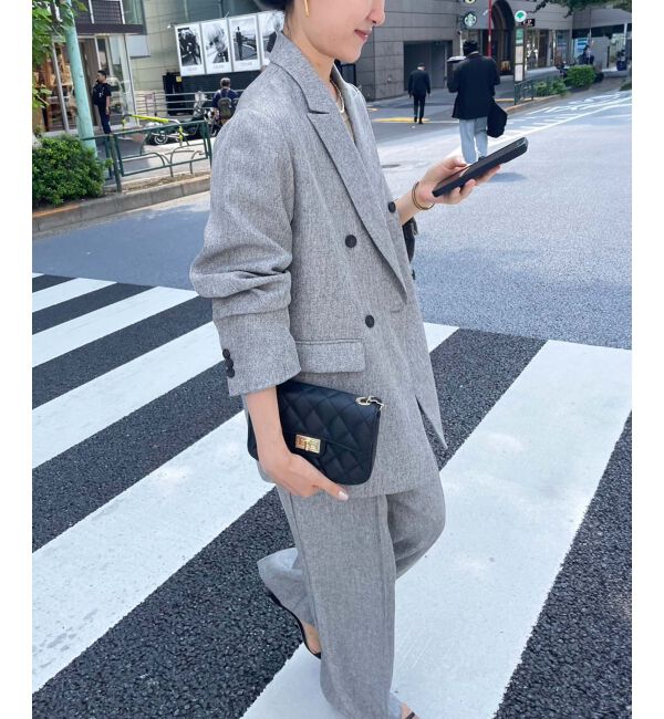  「ダブルブレストヘリンボーンジャケット」|その他|