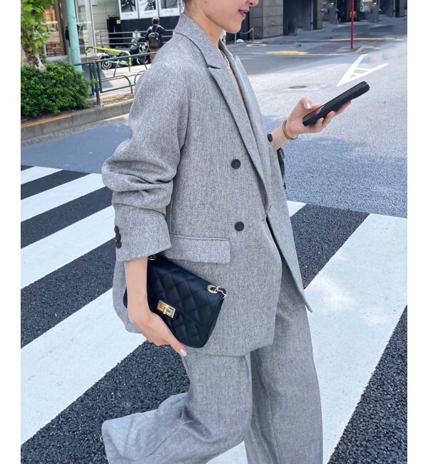  「ダブルブレストヘリンボーンジャケット」|その他|