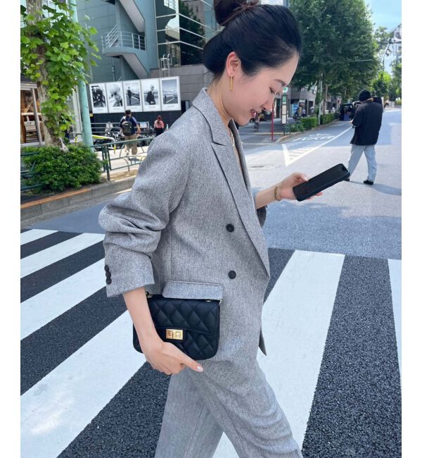  「ダブルブレストヘリンボーンジャケット」|その他|