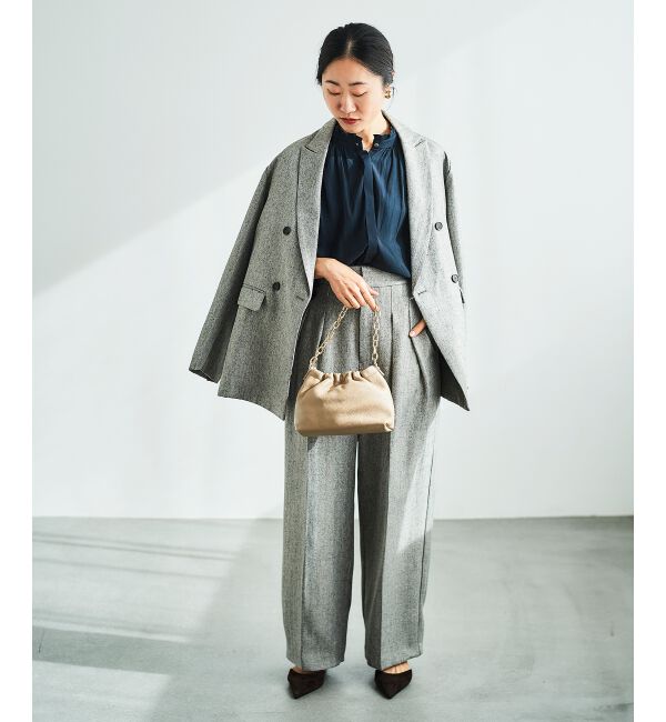  「ダブルブレストヘリンボーンジャケット」|その他|