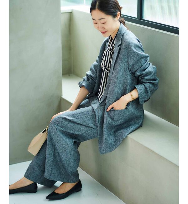  「ダブルブレストヘリンボーンジャケット」|その他|