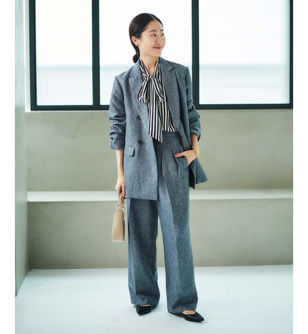  「ダブルブレストヘリンボーンジャケット」|その他|