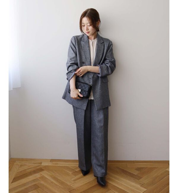  「ダブルブレストヘリンボーンジャケット」|その他|