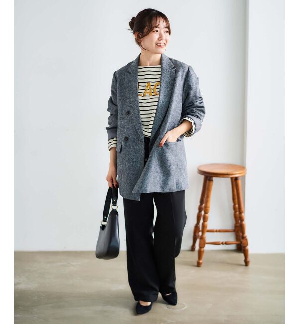  「ダブルブレストヘリンボーンジャケット」|その他|