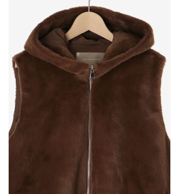  「ファーフードベスト」|その他|