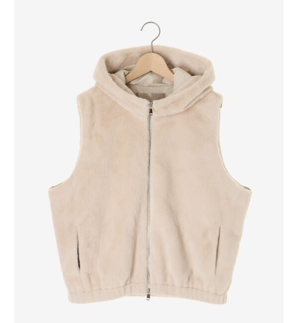  「ファーフードベスト」|その他|