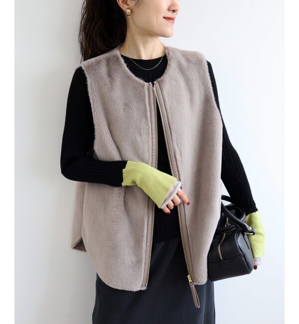  「フェイクファームートンベスト」|その他|