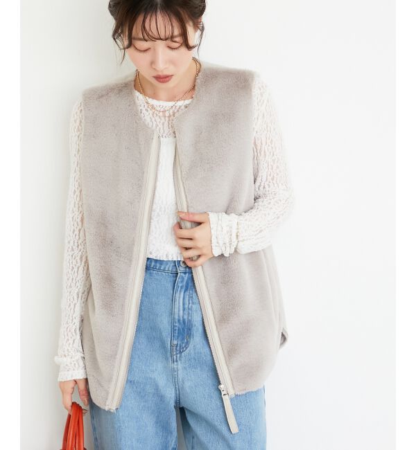  「フェイクファームートンベスト」|その他|