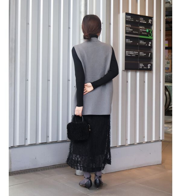  「《手洗い可能》TORRAZZO DONNAミラノリブニットベスト」|その他|