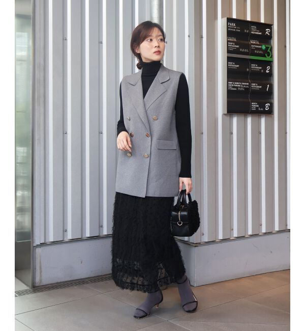  「《手洗い可能》TORRAZZO DONNAミラノリブニットベスト」|その他|