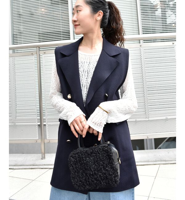  「《手洗い可能》TORRAZZO DONNAミラノリブニットベスト」|その他|