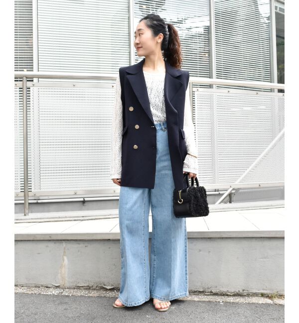  「《手洗い可能》TORRAZZO DONNAミラノリブニットベスト」|その他|