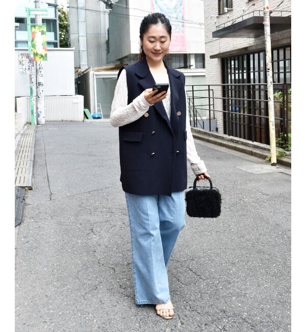  「《手洗い可能》TORRAZZO DONNAミラノリブニットベスト」|その他|