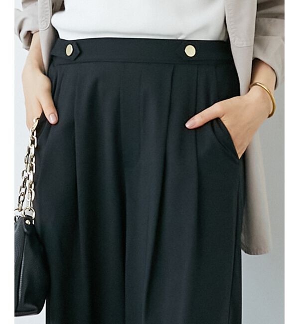  「ウエストデザイン2タックパンツ」|その他|