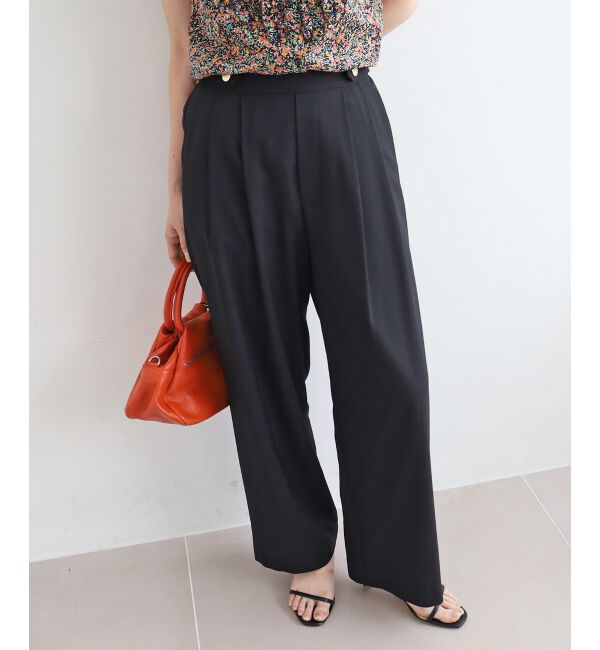  「ウエストデザイン2タックパンツ」|その他|